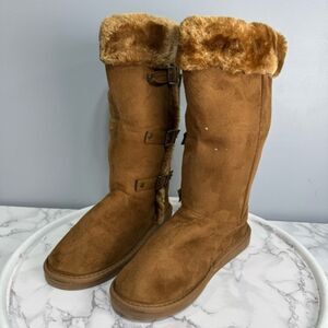 Lily Women’s Boots Size 8 Microsuede Tall NEW # Box K164